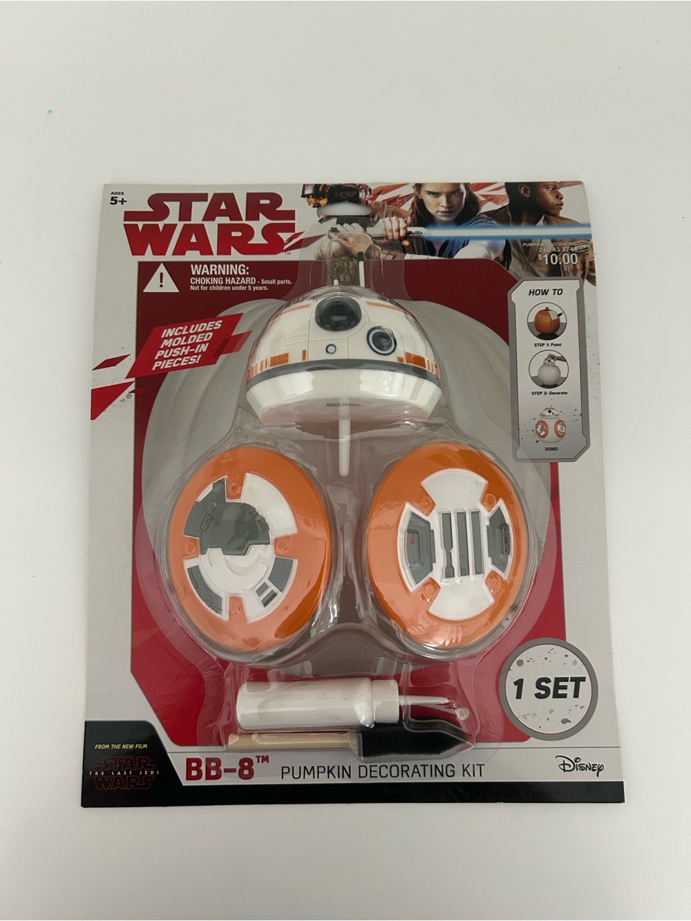 Disney Star Wars BB-8 Pumpkin Decorating Set with Push-In Pieces